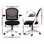 Artiss Mesh Office Chair Mid Back Black