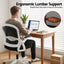 Artiss Mesh Office Chair Mid Back Black