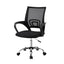Artiss Mesh Office Chair Mid Back Black