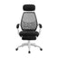 Artiss Mesh Office Chair Recliner Black White
