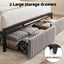 Artiss Metal Bed Frame Queen Size LED Charging Station 2 Drawers