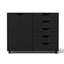 Artiss Mobile Filing Cabinet 5 Drawer with Door Modern Storage Cabinet Printer Stand