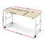 Artiss Mobile Laptop Desk Overbed Table Adjustable Computer Stand Bedside Cart