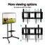 Artiss Mobile TV Stand for 32"-65" TVs Mount Bracket Portable Shelf Trolley Cart
