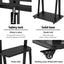 Artiss Mobile TV Stand for 32"-75" TVs