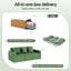 Artiss Modular 3-Seater Sofa Bed Convertible Sectional Floor Couch with Deep Seat