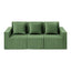 Artiss Modular 3-Seater Sofa Bed Convertible Sectional Floor Couch with Deep Seat
