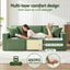 Artiss Modular 3-Seater Sofa Bed Convertible Sectional Floor Couch with Deep Seat