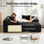 Artiss Modular Sectional Sofa Bed Convertible L-Shaped Couch with Deep Seat for Living Room