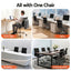 Artiss Office Chair Conference Chairs PU Leather Mid Back Black