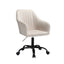 Artiss Office Chair Velvet Seat Cream