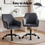 Artiss Office Chair Velvet Seat Dark Grey