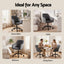 Artiss Office Chair Velvet Seat Dark Grey