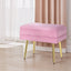 Artiss Ottoman Storage Foot Stool Vanity Velvet Pink