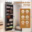 Artiss Over Door Shoe Organiser Storage 8-Tier Pantry Hanger Rack Fabric Black