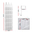 Artiss Over Door Shoe Organiser Storage X2 6-Tier Pantry Hanger 24 Pockets White