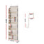 Artiss Over Door Storage Hanger Pantry 6-Tier 12 Pockets Fabric Organiser Beige