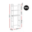 Artiss Over Toilet Storage Bathroom Rack Space Saving 3 Tier Organiser White
