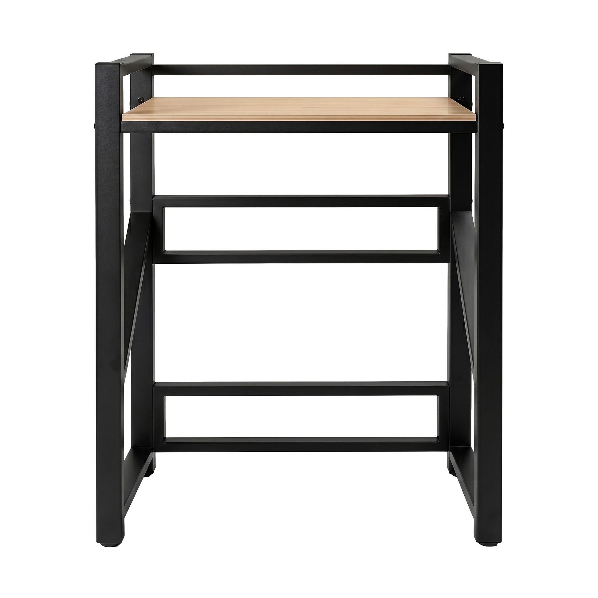 Artiss Over Washing Machine Rack Laundry Shelf Space Saver 75cm Black