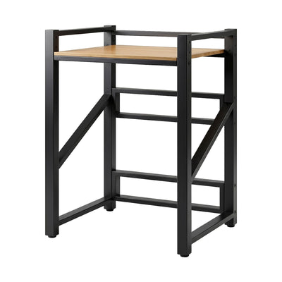 Artiss Over Washing Machine Rack Laundry Shelf Space Saver 75cm Black