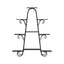 Artiss Plant Stand 9 Tier Metal Flower Pot Shelf Black
