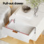 Artiss Queen Bed Frame Bedside Table Set Gas Lift Storage Base with Boucle Fabric Upholstered Headboard 2 Drawer Nightstand for Bedroom Furniture
