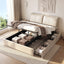 Artiss Queen Bed Frame Gas Lift Storage 3 Drawers Adjustable Headboard Platform Base