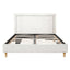 Artiss Queen Bed Frame Platform Bed Base Upholstered Headboard Linen Fabric Beige