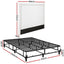 Artiss Queen Bed Frame with Headboard Platform Bed Base Grey Beige Fabric Metal