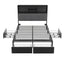 Artiss Queen Bed Frame with Storage, 4 Drawers and Charging Station