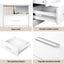 Artiss Queen Bed Frame with Storage and Bedside Table Set Boucle Fabric Gas Lift Bed Base 2-Drawer Nightstand