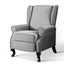 Artiss Recliner Armchair Grey Fabric Domini
