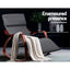 Artiss Rocking Armchair Footrest Nursing Charcoal Afton