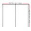 Artiss Room Divider Curtain Rod Extendable Black