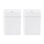 Artiss Rubbish Bin 12L 2-Pack Sensor Kitchen Automatic Motion Touchless White