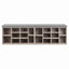 Artiss Shoe Bench x2 Set Fabric Seat Pine Hallway Bedroom