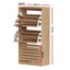 Artiss Shoe Cabinet Storage Drawer 45 Pairs Pine
