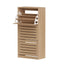 Artiss Shoe Cabinet Storage Drawer 45 Pairs Pine