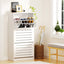 Artiss Shoe Cabinet Storage Drawer 45 Pairs White