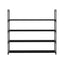 Artiss Shoe Rack 4-tier 16 Pairs Stackable Black