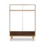 Artiss Shoe Rack Cabinet 20 Pairs Storage Cupboard Pine&White