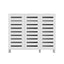 Artiss Shoe Rack Cabinet 30 Pairs Adjustable Shelf White