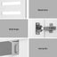 Artiss Shoe Rack Cabinet 30 Pairs Adjustable Shelf White
