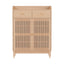 Artiss Shoe Rack Cabinet 4-Tier 16 Pairs Pine