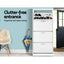Artiss Shoe Rack Cabinet 60 Pairs 4 Doors - White