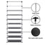 Artiss Shoe Rack Cabinet Removable Cover 10 tier Black