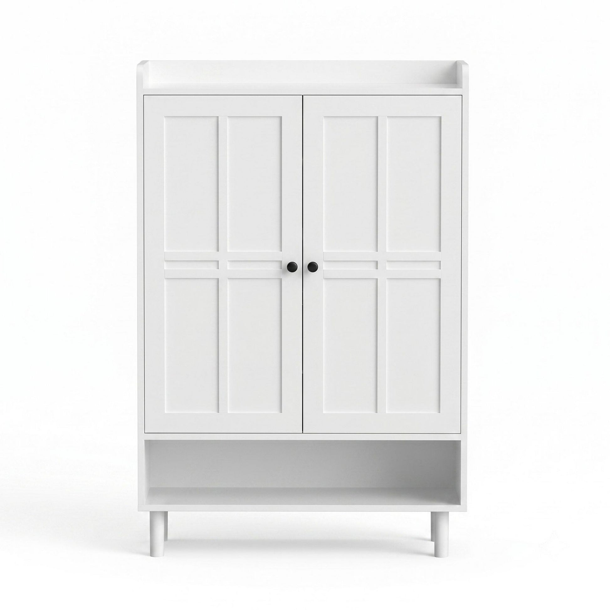 Artiss Shoe Rack Cabinet Storage Cupboard 3 Adjustable Shelves White
