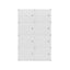 Artiss Shoe Rack DIY Set of 8 Storage Cube Stackable White