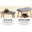 Artiss Shoe Rack Shoe Bench Fabric Seat 2 Pairs