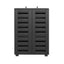 Artiss Shoe Rack Storage Cabinet 20 Pairs 5-tier Black Alster